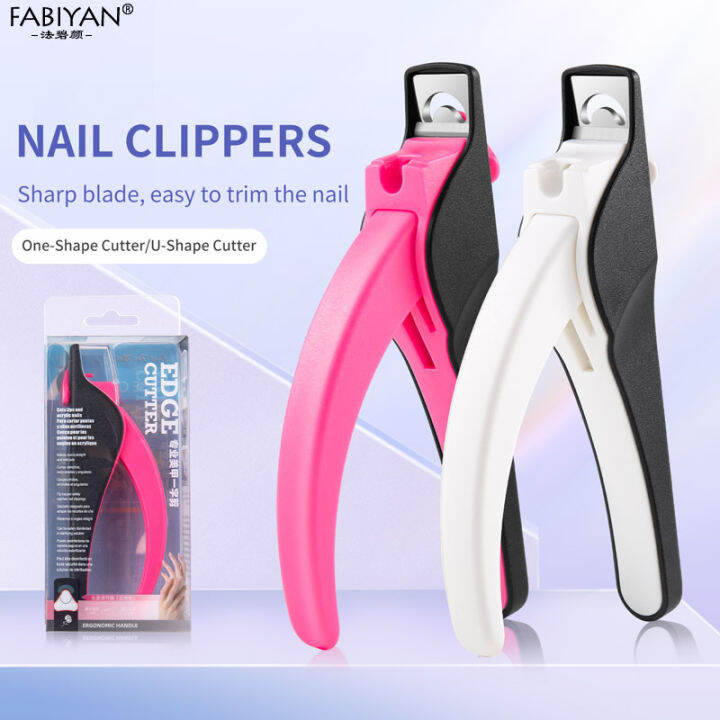 Nail Cutter For Fake Nails Anti Splash Acrylic Nail Art Edge Cutter
