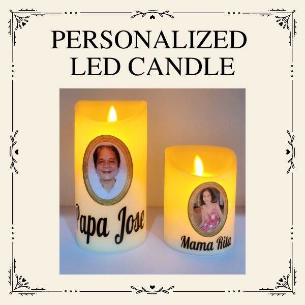 Personalized LED Candle w/ FREE Battery Lazada PH