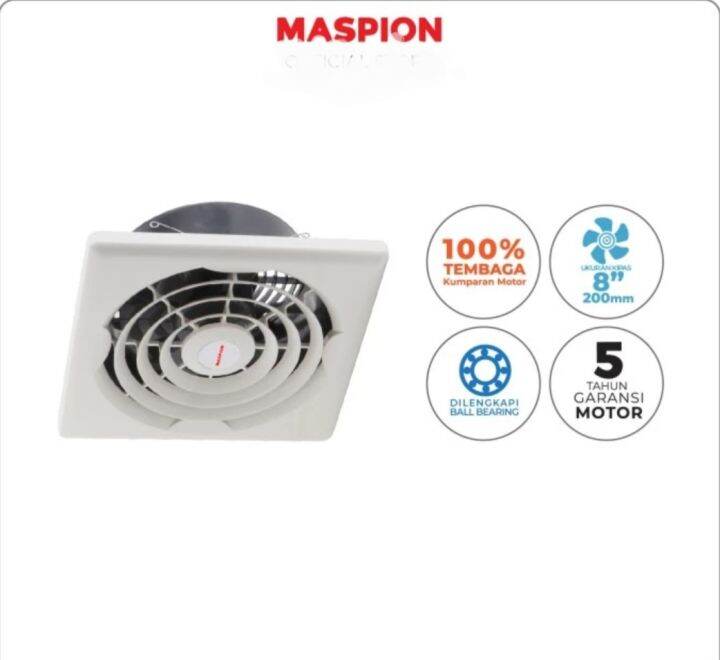 Maspion Ceiling Exhaust Fan 8 Inch CEF 2008 | Lazada Indonesia