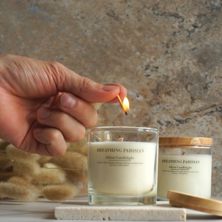 Scented candles, 100% organic soy wax