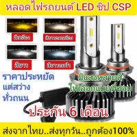 2หลอดไฟหน้ารถยนต์LEDสว่างล้นถนนประกัน6เดือนรุ่นใหม่มีหลายขั้ว H3 H4 H7 H11 Hb4 มีหลายสีให้เลือก 3000k 4300k 6000k 8000k 20000k หลอดบางใส่ง่ายไม่กินที่