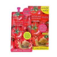 Snowgirl Snail &amp; Tomato Booster 6ซอง สโนว์เกิร์ล สเนล แอนด์ โทเมโท บูสเตอร์