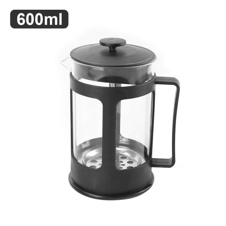 Bình French Press Bình Pha Cafe Kiểu Pháp 350600ml Phin Pha Coffee ấm Pha Cà Phê Trà Thủy Tinh 3960