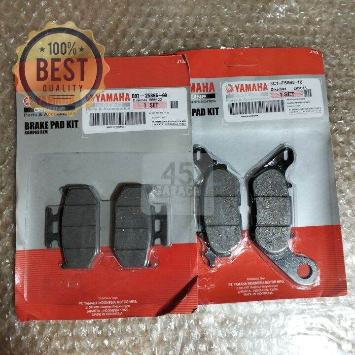 BRAKE DISC PAD FRT REAR R15 V3/MT15/XSR155 GENUINE Lazada PH
