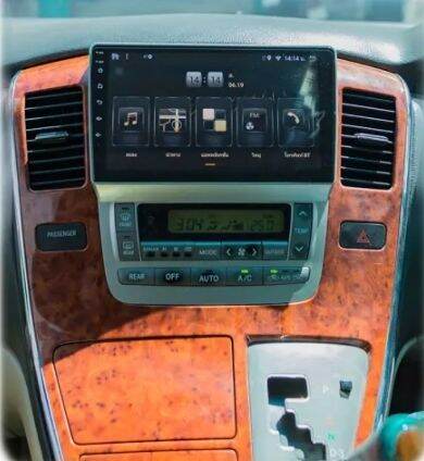 หน้ากาก-toyota-alphard-ปี-2003-2007-สำหรับจอ-android-9-นิ้ว-พร้อมชุดปลั๊กตรงรุ่น-แถมน๊อตยึดเครื่องฟรี