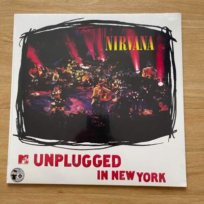 แผ่นเสียง Nirvana ‎– MTV Unplugged In New York ,Vinyl, LP, Album, Reissue, 180 Gram,แผ่นเสียงมือหนึ่ง ซีล