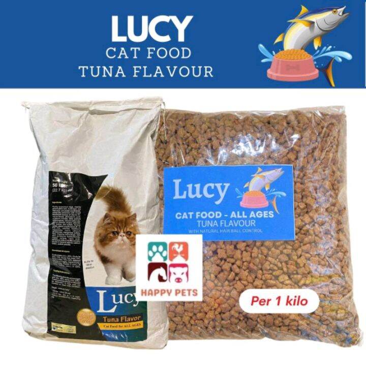 Lucy Cat Food All Ages Tuna Flavour (REPACK 1 KILO ONLY) Lazada PH