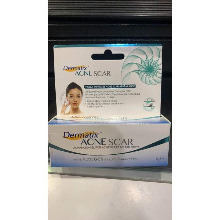 dermatix-acne-scar-5-g-เจล-ลดรอยแผลเป็น-จากสิว-รอยสิว-รอยดำ-รอยแดง-จุดด่างดำ-5-กรัมของแท้100-exp-07-2024