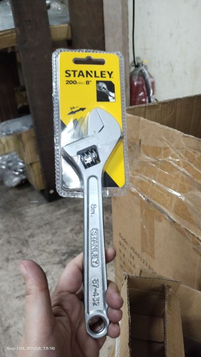 Stanley Adjustable Wrench Satin Finish 4 6 8 10 12 15 18 Lazada Ph