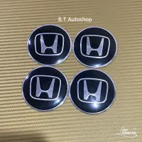 โลโก้ * * HONDA ขอบเงิน โลโก้ฝาครอบล้อ โลโก้ติดดุมล้อ ขนาด : เส้นผ่าศูนย์กลาง 65 mm (ราคาต่อชุด มี 4 ชิ้น )