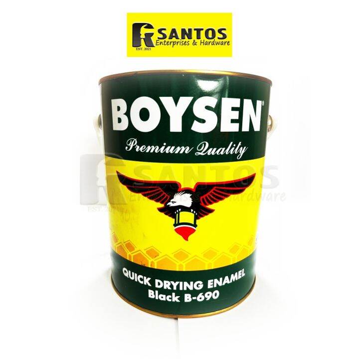 Boysen Quick Drying Enamel (Black) B690 | Lazada PH