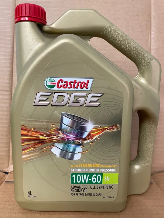 CASTROL FULLY 10W-60 4LITERS ENGINE OIL MINYAK HITAM 4L 10W60 10 60 10 ...