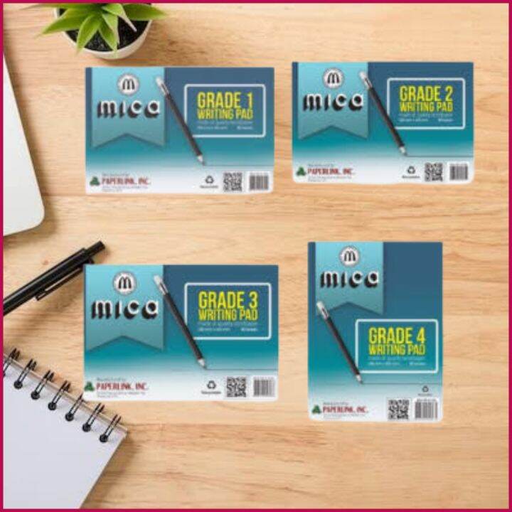 Mica Writing Pad Grade 1,2,3,4 80leaves (Sold Per Pad) Smooth Quality