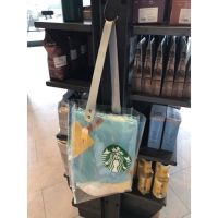 Starbucks Beach Towel with Tote Bag กิ๊ฟเซทผ้าห่ม (starbucks แบรนด์แท้)