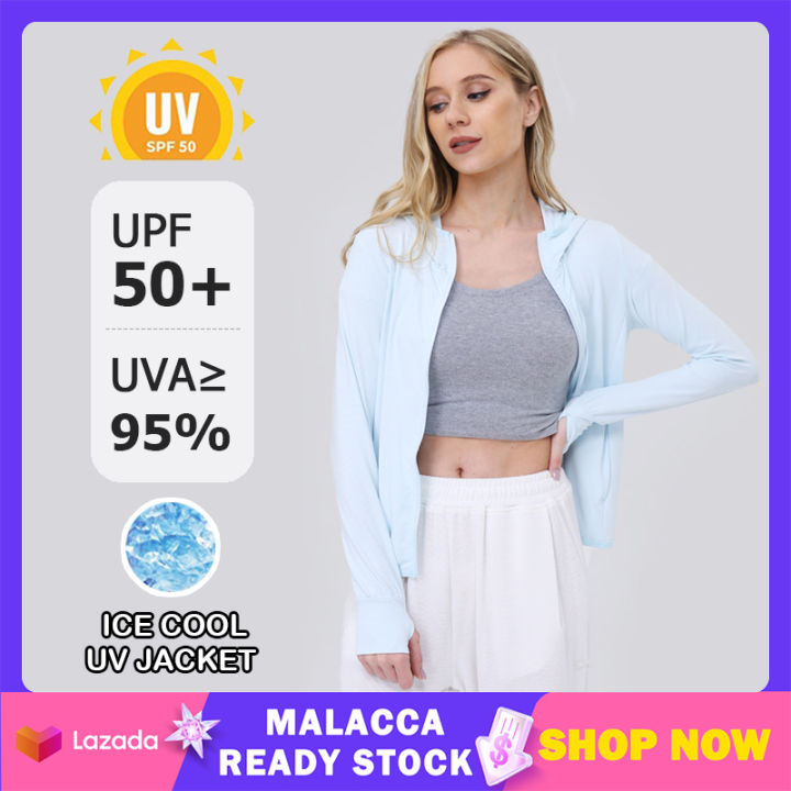 UPF50+ Ice Silk Sunscreen Clothing Woman Summer UV Protection