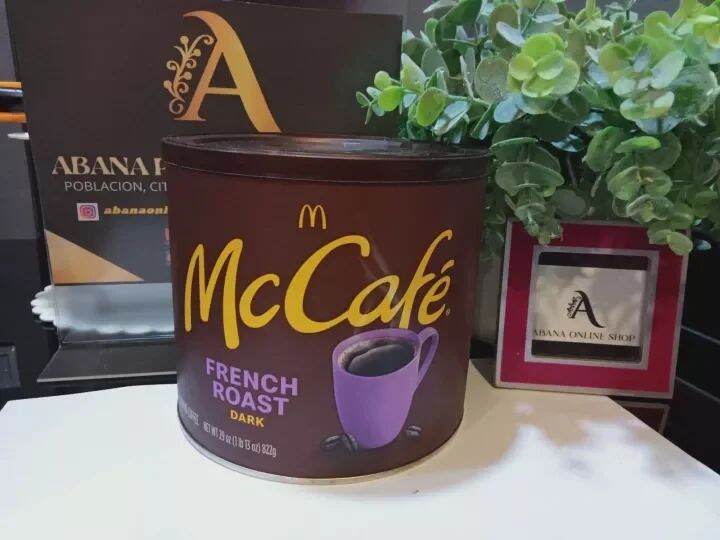 McCafe Dark Roast Ground Coffee, Canister, French Roast 822g. Lazada PH