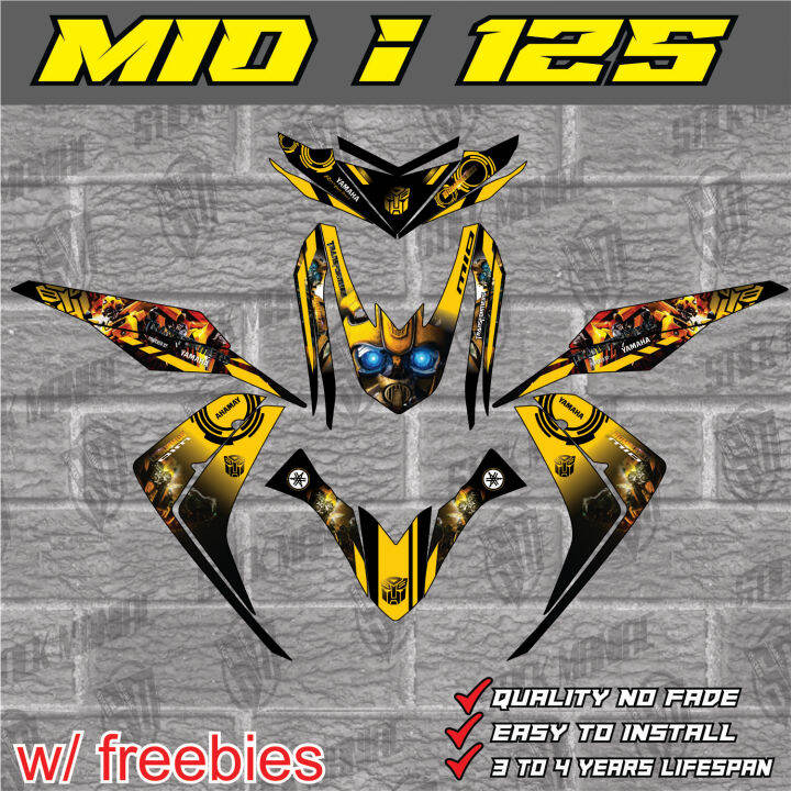 Yamaha Mio I 125 decals sticker, laminated Lazada PH