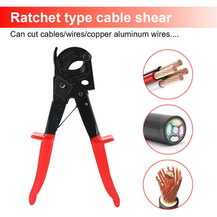 Professional Ratchet Cable Cutter 240mm² Ratchet Cable Cutter Wire Cut