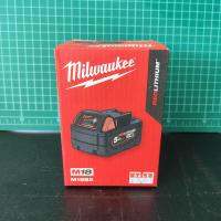 Milwaukee แบตเตอรี่ 18 โวลต์ ขนาด 5.0 Ah. รุ่น M18B5 แท้ 100%