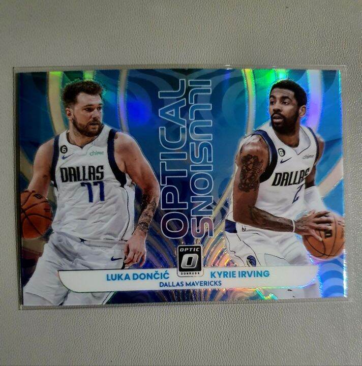 Luka Doncic and Kyrie Irving Optical illusion Holo NBA CARD | Lazada PH