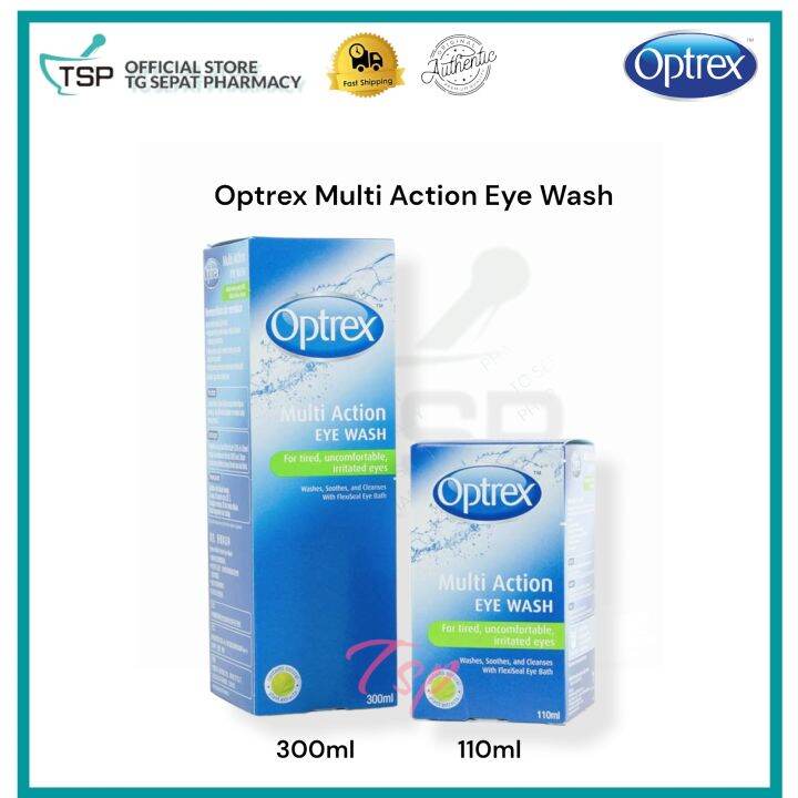 Optrex Multi Action Eye Wash 110ml /300ml