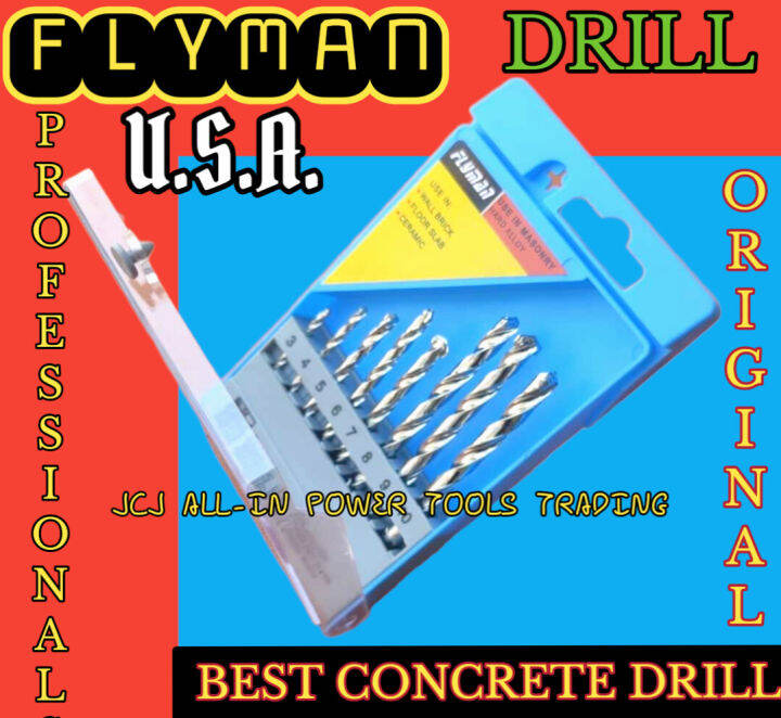 CONCRETE DRILL BITS SET FLYMAN U.S.A. 310MM/ ORIGINAL CONCRETE DRILL