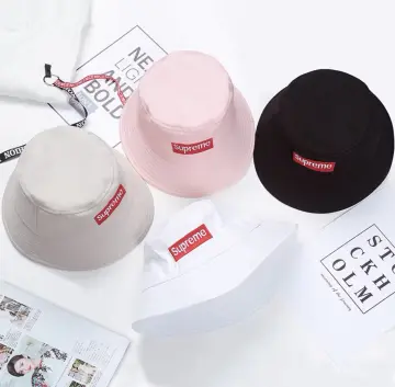 Supreme box clearance logo bucket hat