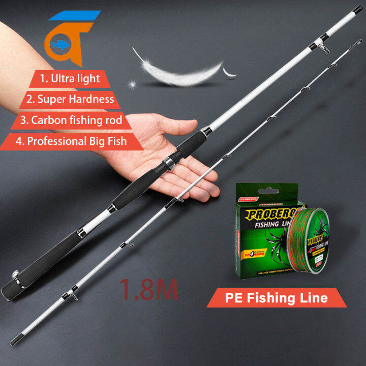Ultralight Fishing Rod 1.8M Carbon Lightweight Sensitive Fishing Rod