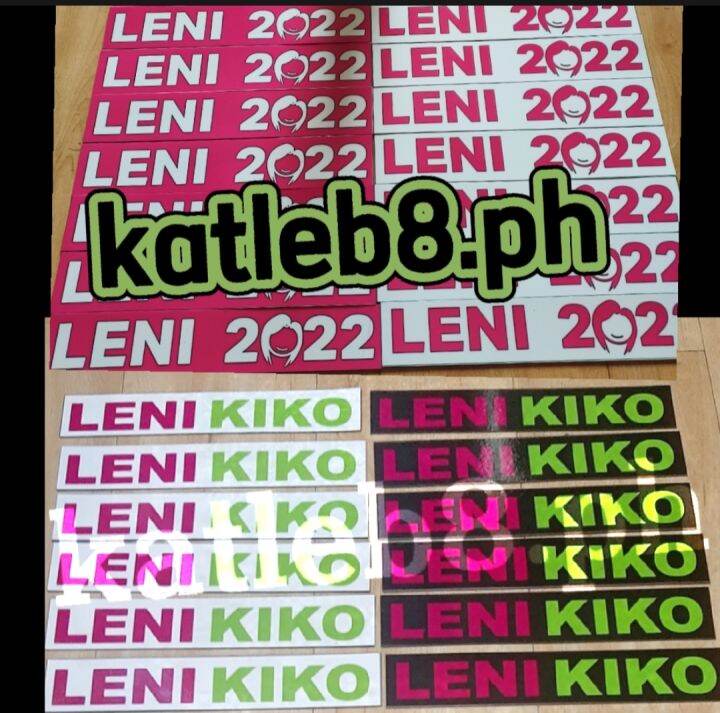 11x2 Leni Robredo - Kiko Pangilinan 2022 Magnetic Car Stickers | Lazada PH