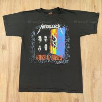 METALLICA x GUNS N ROSES TOUR เสื้อวง เสื้อทัวร์ กันแอนด์โรส เมทาริก้า