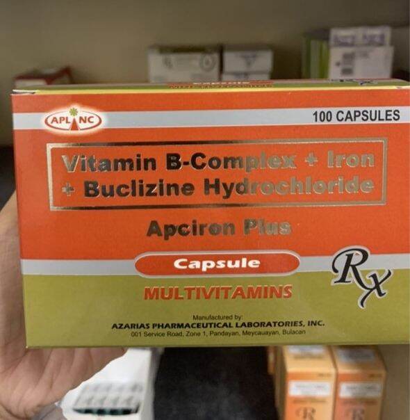 Apciron plus Vitamin + Iron Lazada PH
