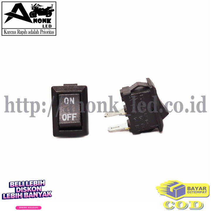 Saklar Switch ON-OFF-ON | Saklar 3Kaki - Saklar Kecil Mini ON OFF ON ...