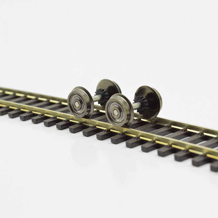 HO Scale 1:87 Railway Model Train Wheel Metal Wheel Accessories Toy