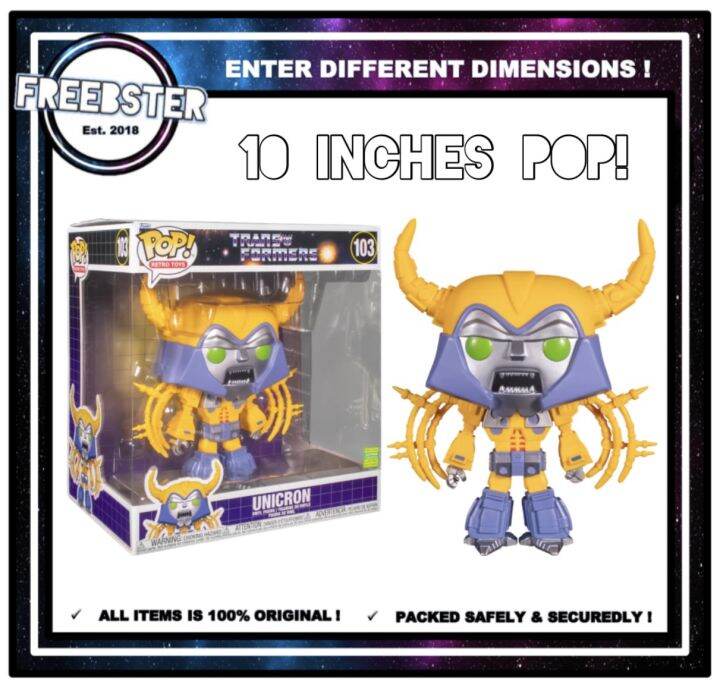 Transformers Funko Pop (Unicron Funko Pop) 10 Inches Lazada PH