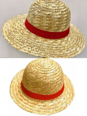 หมวกฟางลูฟี่ ใบใหญ่/ใบเล็ก เด็ก ผู้ใหญ่ ใส่ได้ สินค้าพร้อมส่ง ส่งจากไทย