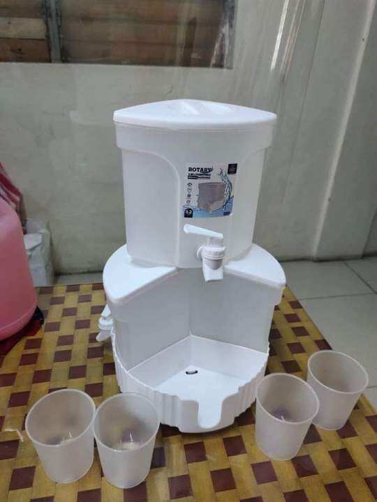 Water jug/ Water dispenser 4 in 1 may kasama nang Cup 4pcs Lazada PH