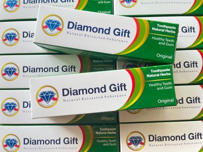 {1 หลอด} ยาสีฟันสมุนไพรหอม ไดมอนด์กิ๊ฟ Diamond gift สูตรเข้มข้น ช่วยระงับกลิ่นปาก