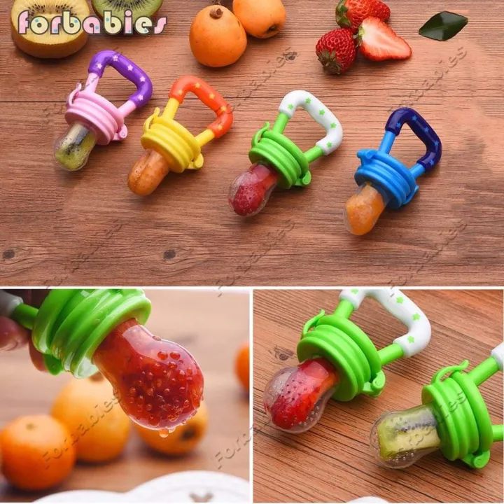 Kyla Ong Baby pacifier Baby fruit and vegetable pacifier bite bag baby