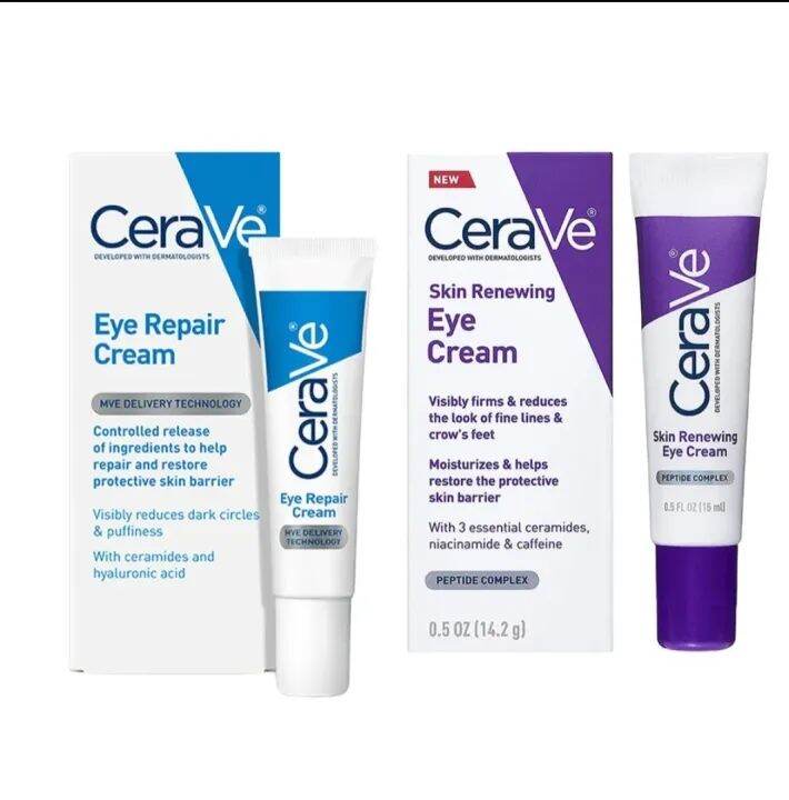 CeraVe Eye Repair Cream for Dark Circles Under Eyes and Puffiness ...