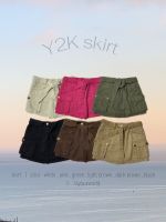 Y2K skirt / กระโปรงสั้น กระโปรงมีกระเป๋า กระโปรงy2k