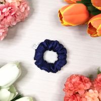 ยางรัดผม scrunchie รหัส P099 สี Ultramarine ไซส์ s