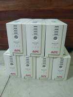 สำรองไฟ APC 500va/300w วัตแท้ มือสอง ใช้กับคอมพิวเตอร์ อุปกรณ์ไฟฟ้าอิเล็กทรอนิกส์ เครื่องเปล่าไม่มีแบต แถมปลั๊กแปลงหลัง แถมสายชาร์จ1เส้น ใส่แบตเตอรี่12v7-9ah 1ลูกใช้งานได้เลย เทสให้ก่อนส่ง ใช้งานได้100% เครื่องสวยสภาพดี