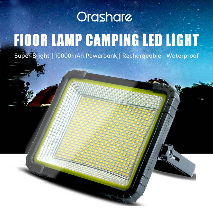 Orashare OL05 LED Floor Lamp Camping Light , Rechargeable Energy Saving Light With 10000mAh