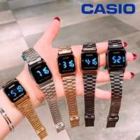 นาฬิกาข้อมือ Casio Vintage touch watch มาใหม่ล่าสุด สำหรับผู้หญิง หน้าปรอท หน้าจอระบบสัมผัสLED แถมฟรีถุงกระดาษพร้อมกล่อง