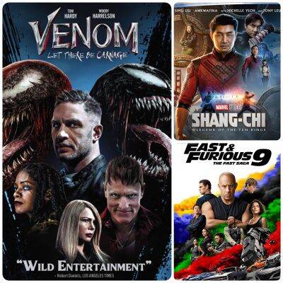 DVD หนังแอคชั่น ☆Venom2☆Fast9☆Shang-Chi - มัดรวม 3 เรื่องดัง #หนังฝรั่ง #แพ็คสุดคุ้ม (ดูพากย์ไทยได้-ซับไทยได้)