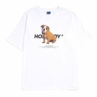 HOMEBOY เสื้อยืดผู้ชายลาย BULLDOG