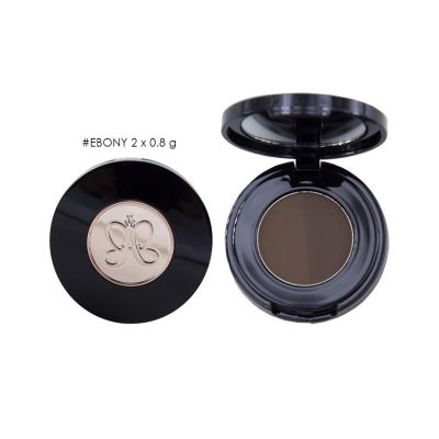 BONITA U ❤️ Anastasia Brow Powder Duo 1.6g. สี Ebony เขียนคิ้วแบบฝุ่น