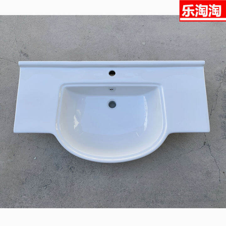 Bathroom Restroom Bathroom Integrated Ceramic Basin Single
