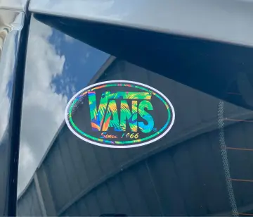 Blue 2024 vans sticker