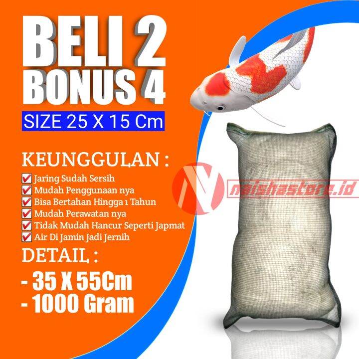 Jaring nelayan media filter 1kg Lazada Indonesia